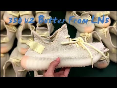 2018 Yeezy 350 V2  Butter/Icy Yellow （Ln5 A1)