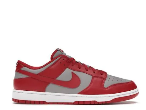 Nike Dunk Low Retro Medium Grey Varsity Red UNLV (2021)(LN5 A1 Batch)