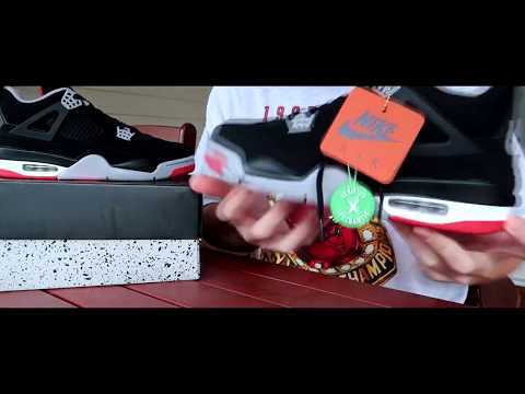 Air Jordan 4 OG  Bred  2019 (LN5 A1 Batch)