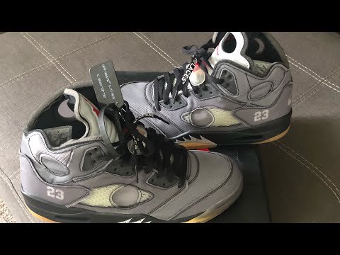 Off White x Air Jordan 5 Retro SP  Muslin (LN5 A1 Batch)