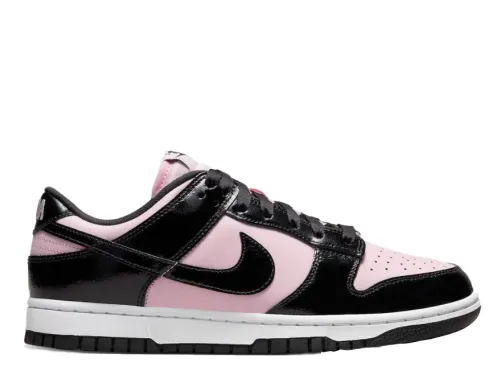 Nike Dunk Low Pink and Black Patent