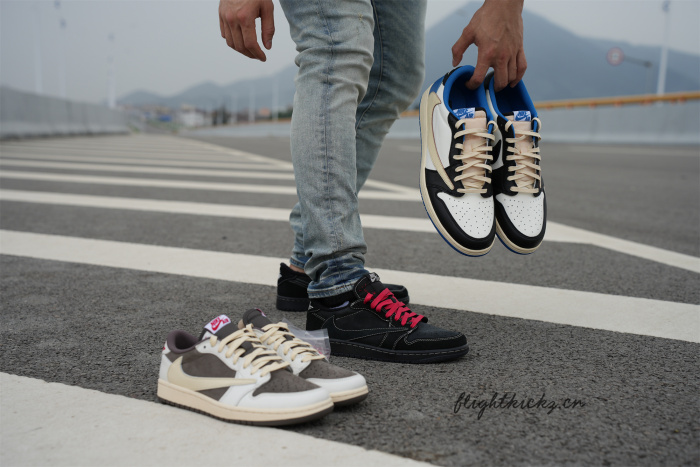 Travis Scott x Nike Air Jordan 1 Low OG “Black/Phantom”  (LN5 A1 Batch)
