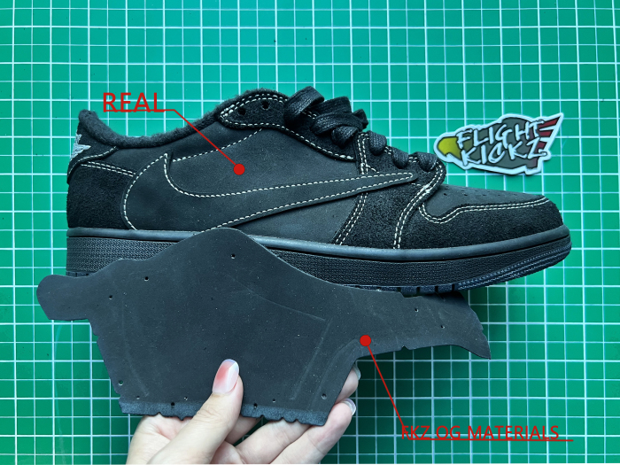 Travis Scott x Nike Air Jordan 1 Low OG “Black/Phantom”  (LN5 A1 Batch)