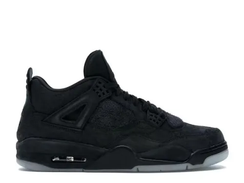 Kaws X Air Jordan 4 Retro Black 2017( Ln5 A1 Batch)