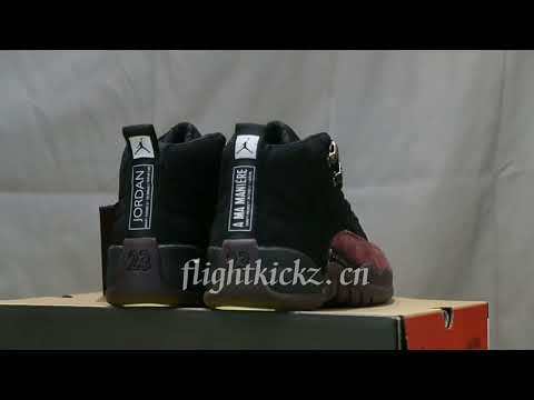 A Ma Maniére x Air Jordan 12 Retro  Black  2022