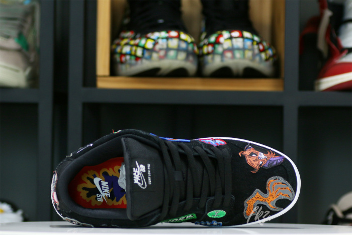 Neckface X Dunk Low Pro SB Black