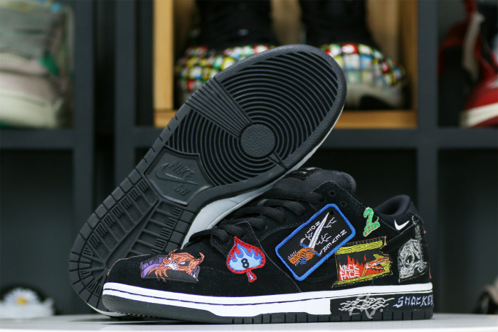 Neckface X Dunk Low Pro SB Black