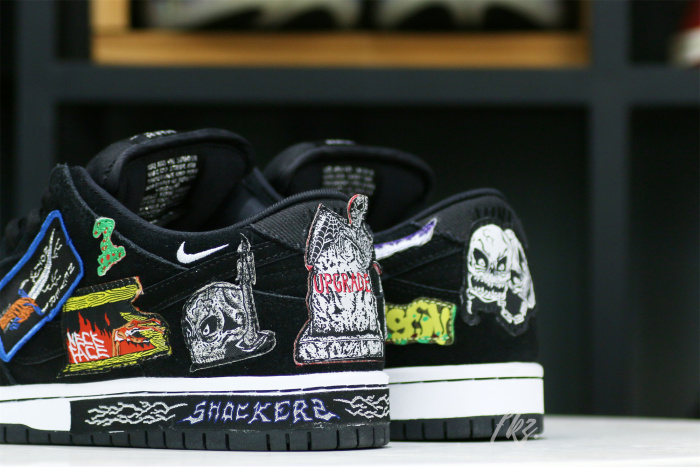 Neckface X Dunk Low Pro SB Black