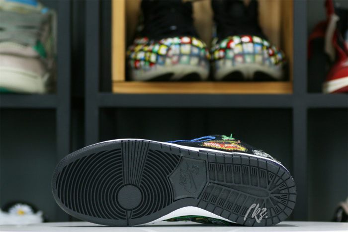 Neckface X Dunk Low Pro SB Black