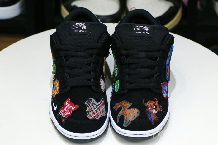 Neckface X Dunk Low Pro SB Black
