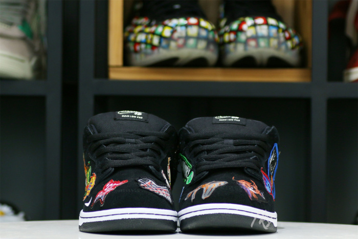 Neckface X Dunk Low Pro SB Black