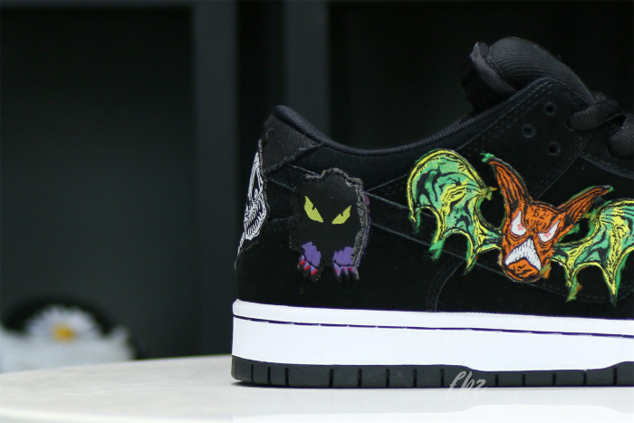 Neckface X Dunk Low Pro SB Black