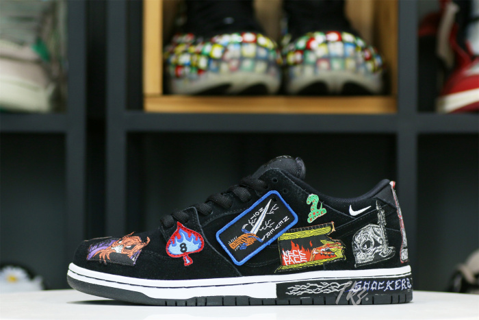 Neckface X Dunk Low Pro SB Black
