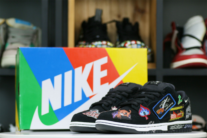Neckface X Dunk Low Pro SB Black