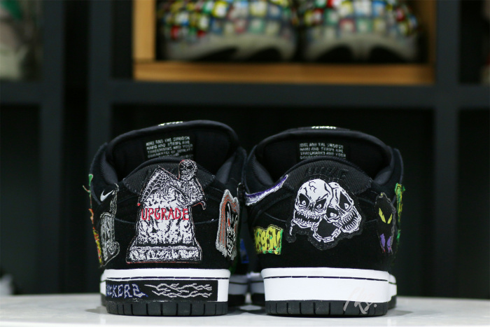 Neckface X Dunk Low Pro SB Black