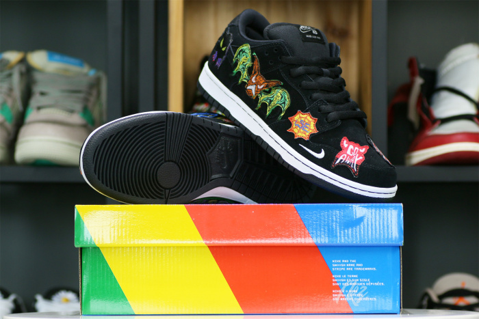 Neckface X Dunk Low Pro SB Black