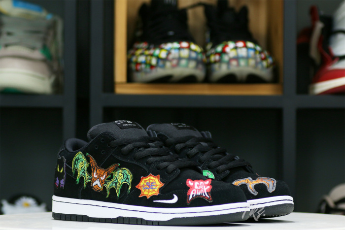 Neckface X Dunk Low Pro SB Black