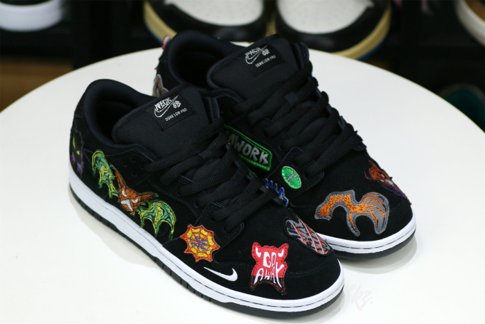 Neckface X Dunk Low Pro SB Black