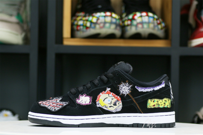 Neckface X Dunk Low Pro SB Black