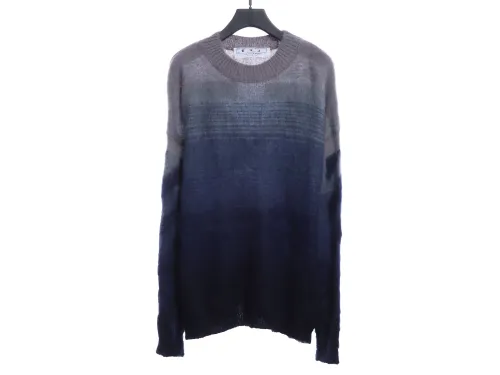 OFF WHITE Mohair Sweater Gradient