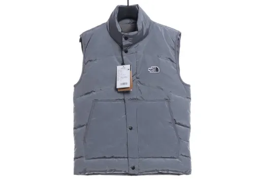 The North Face chest patch micro label down vest