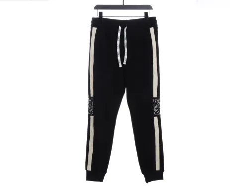 LOEVVE 22FW corduroy side logo letter embroidered sweatpants