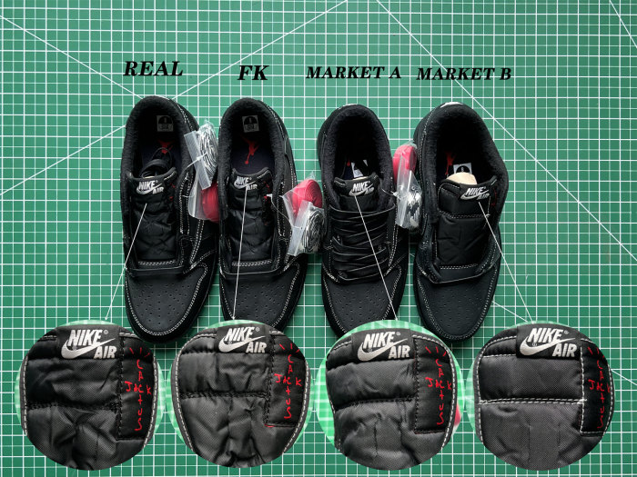 Travis Scott x Nike Air Jordan 1 Low OG “Black/Phantom”  (LN5 A1 Batch)