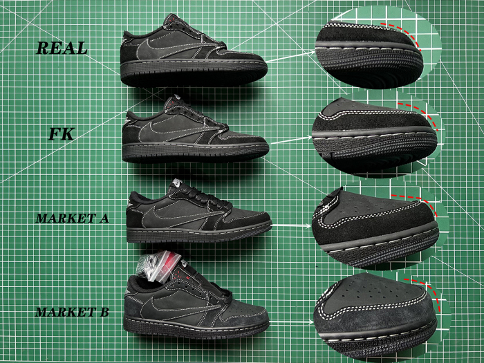 Travis Scott x Nike Air Jordan 1 Low OG “Black/Phantom”  (LN5 A1 Batch)
