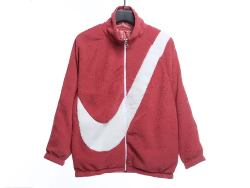 Nk Vertical Hook Reversible Sherpa Cashmere Jacket