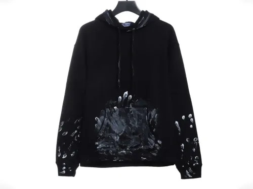 B-l3nc!aga Graffiti Splash Hoodie