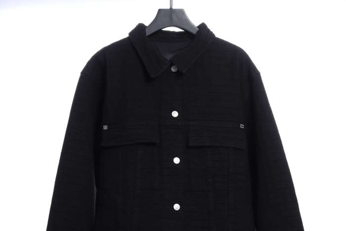 Giv3nchy dog head denim jacket 2022