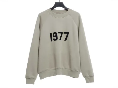 Ess3nt1als F0G 1977 flocking plus fleece sweater
