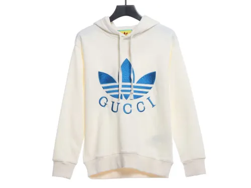 G family co-branded clover series embroidered LOGO hoodie
