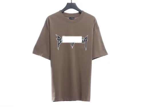 B-l3nc19ga Burst Print Short Sleeve