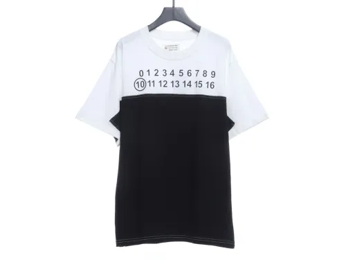 M-rg13la Number Size Chart Printed Panel Short Sleeve