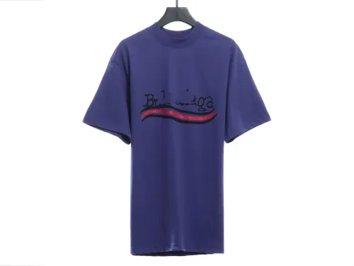 BLCG Front and rear coke graffiti print short sleeve t-shirt