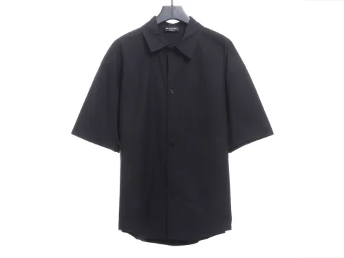 B*CG 4 Taped Back Letter Logo Short Sleeve Shirt