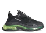 BALENCIAG* TRIPLE S TRAINER BLACK GREEN