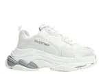Balenciag* Triple S Trainer 'White-Sliver Logo'