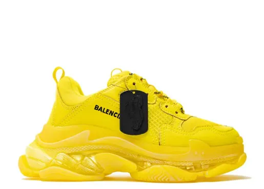 Balenciag* Triple S Trainer 'Clear sole Yellow'