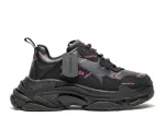 Balenciag* Triple S Allover Logo Black Pink (W)