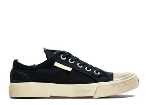 Balenciag* PARIS LOW SNEAKER IN Black