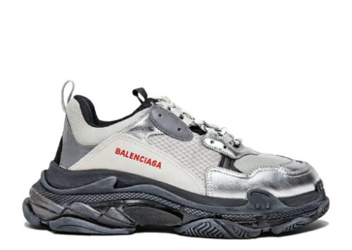 Balenciag*  Triple S Trainer 'Silver Grey'