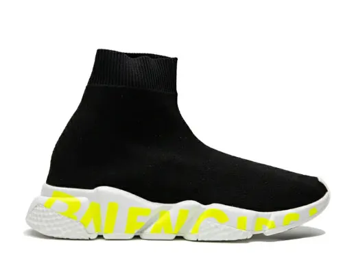 Balenciag* Graffiti Speed Bright Yellow