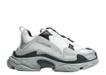 Balenciag* Triple S Trainer 'Grey-Sliver Logo'