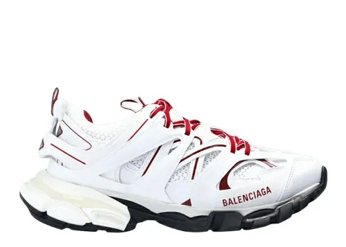 Balenciag* Wmns Track Sneaker 'White Red'