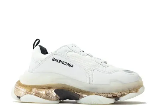 Balenciag* Triple S Sneaker 'Clear Sole - White Grey'