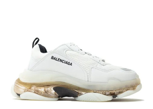 Balenciag* Triple S Sneaker 'Clear Sole - White Grey'