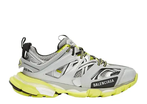 Balenciag* Track Sneaker 'Silver Green'