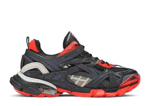 Balenciag* Track.2 Black Red Grey